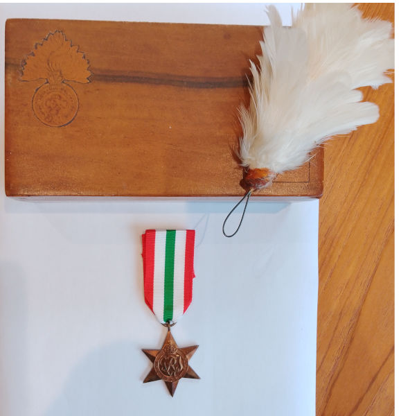 The star and hackle found in Rob Gill's loft Star and hackle edited